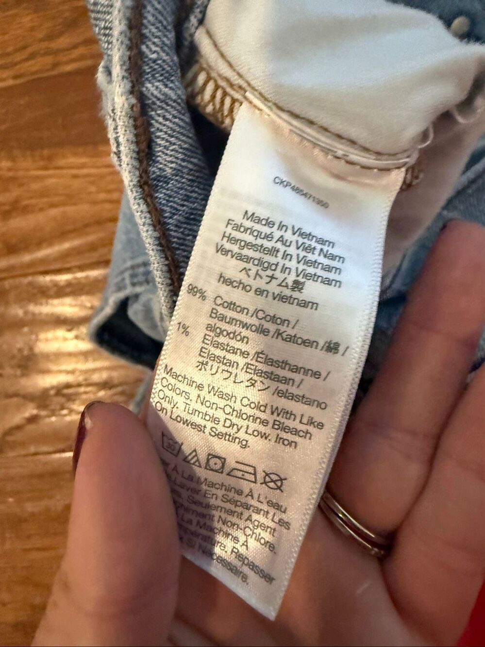 Madewell the perfect vintage wide leg crop Jean size 28 - Picture 7 of 10